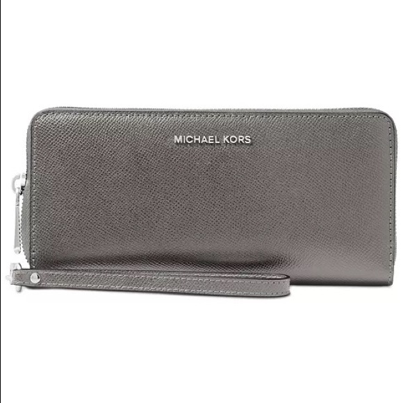 MICHAEL KORS 🔶 Jet Set Travel Zip Wallet - Picture 1 of 2